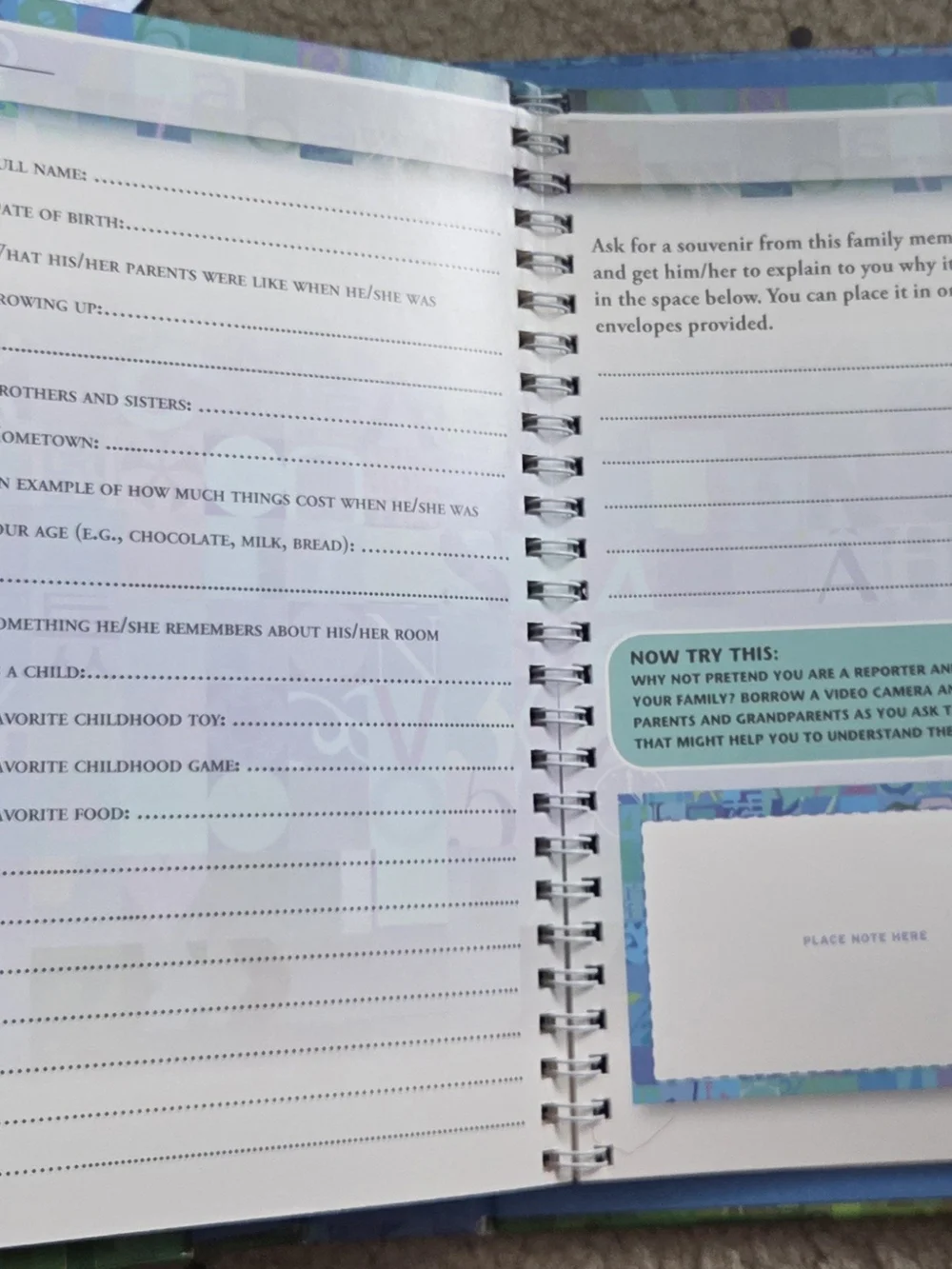 Family History Kit - Include CD With Templates